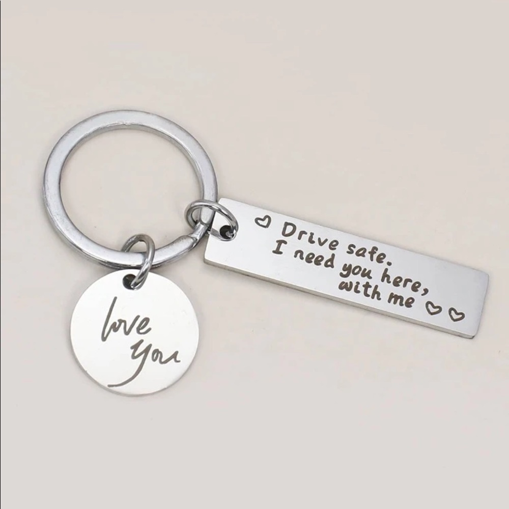 Slogan Keychain